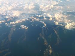 Passing over Taiwan.