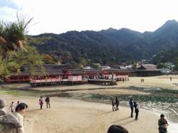 Itsukushima shrine.
