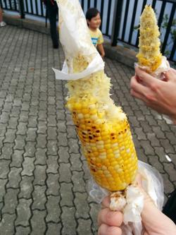 Corn for breakfast